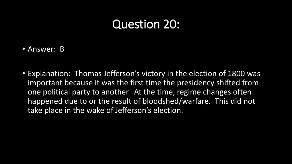 question 20 question 20