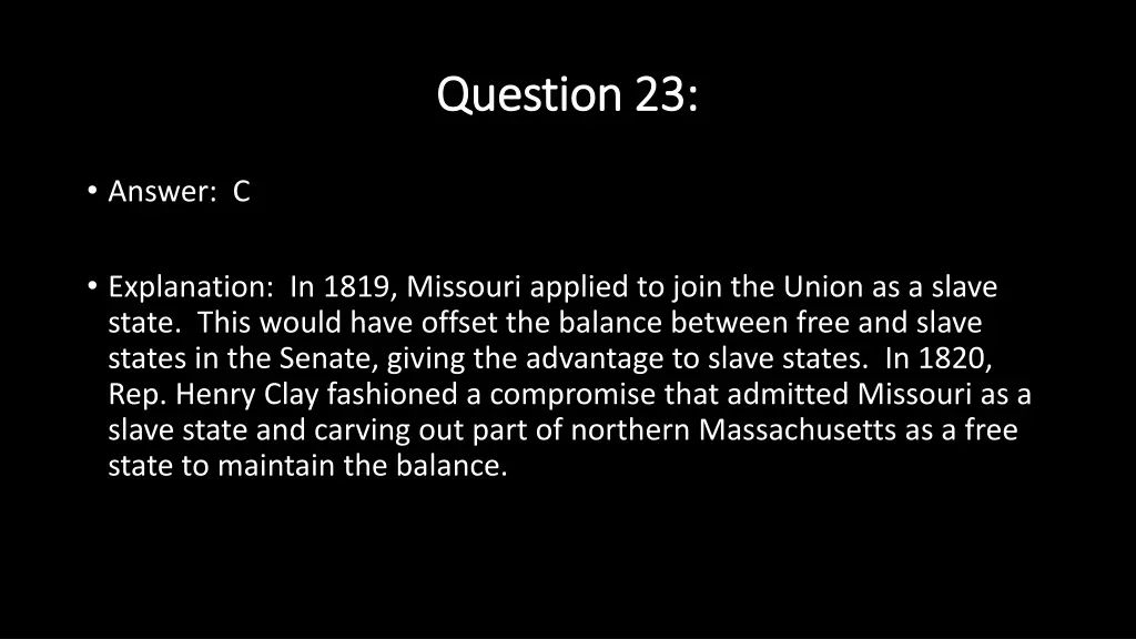 question 23 question 23