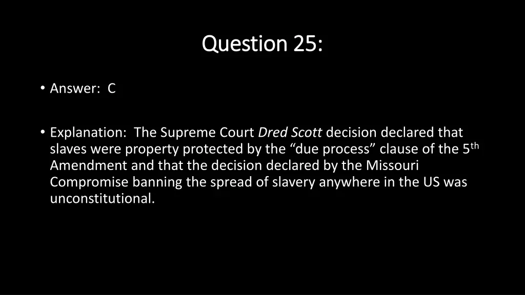 question 25 question 25