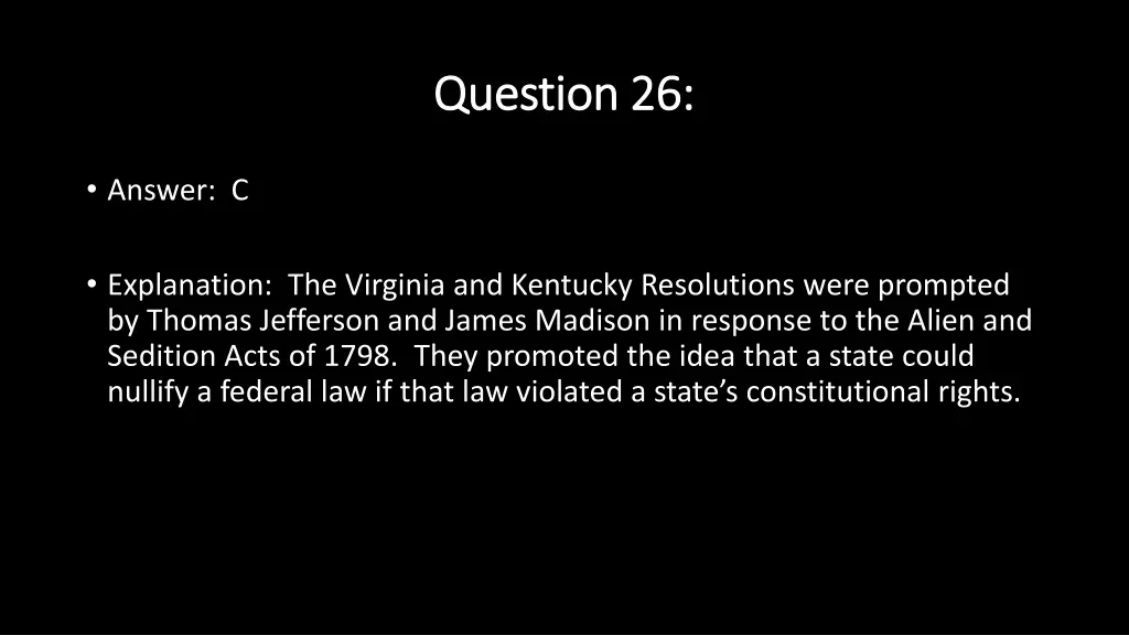 question 26 question 26