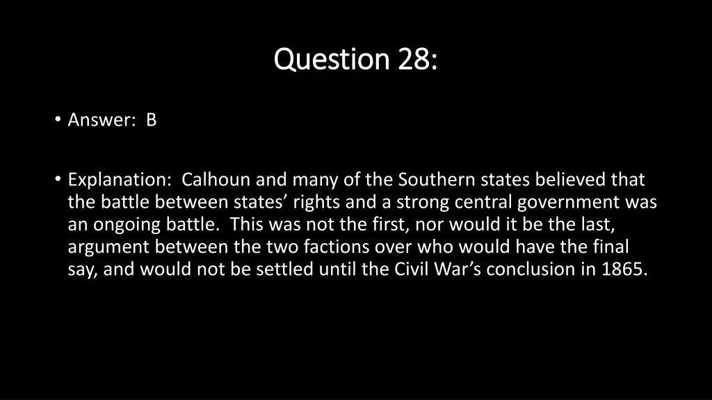 question 28 question 28