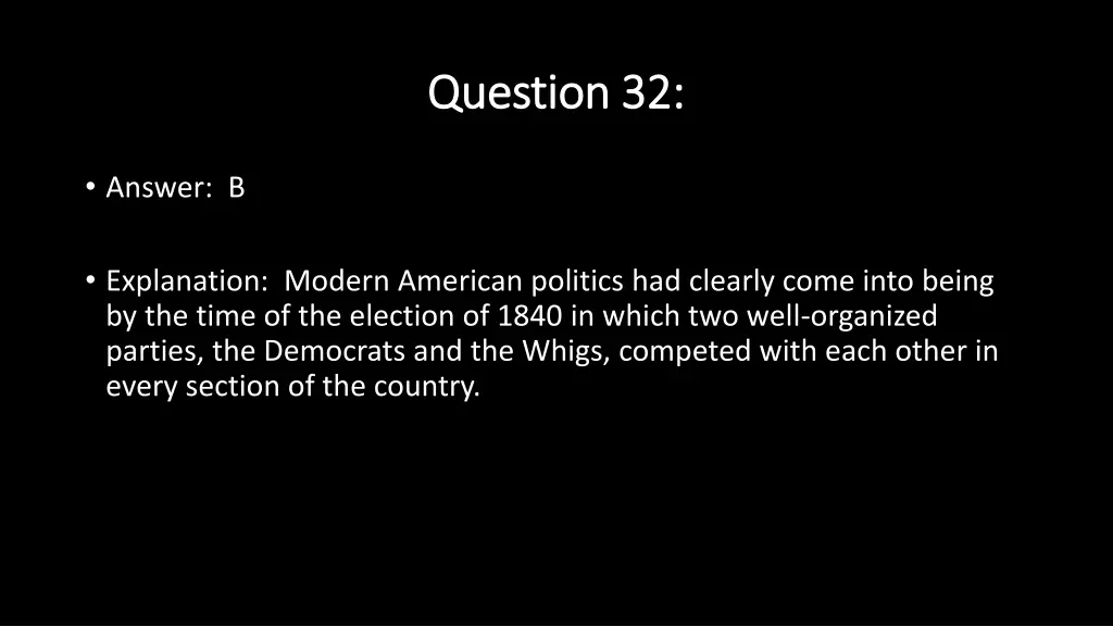 question 32 question 32