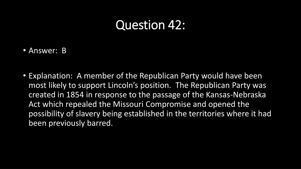 question 42 question 42