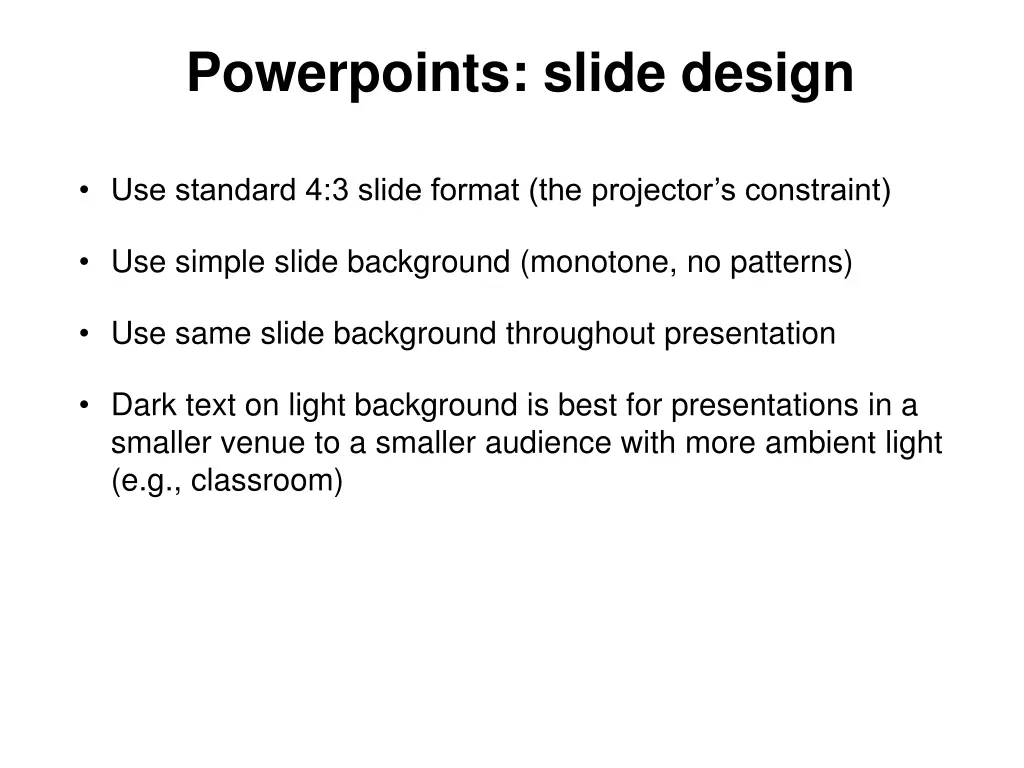 powerpoints slide design