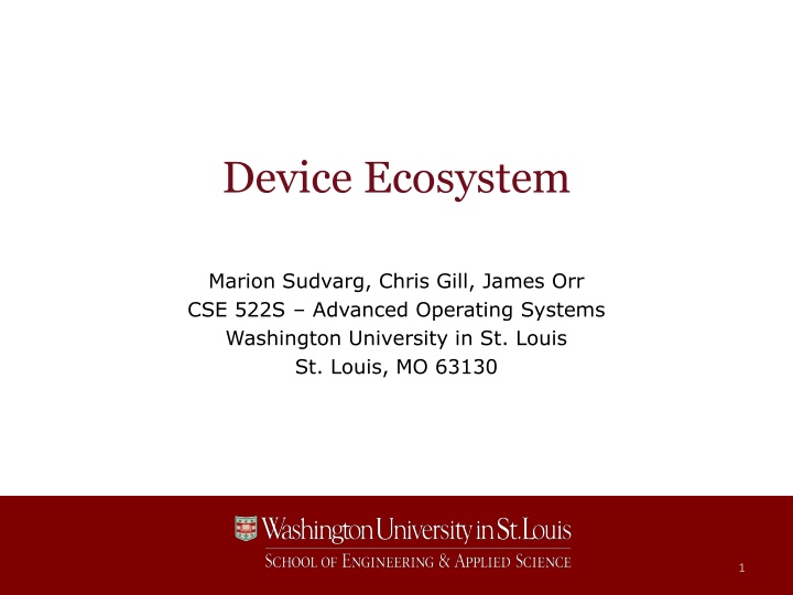 device ecosystem