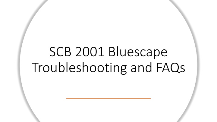 scb 2001 bluescape troubleshooting and faqs