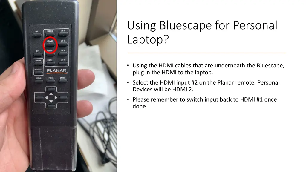 using bluescape for personal laptop