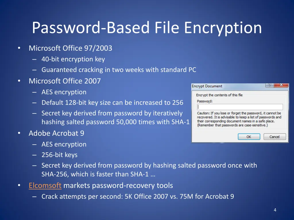 password based file encryption