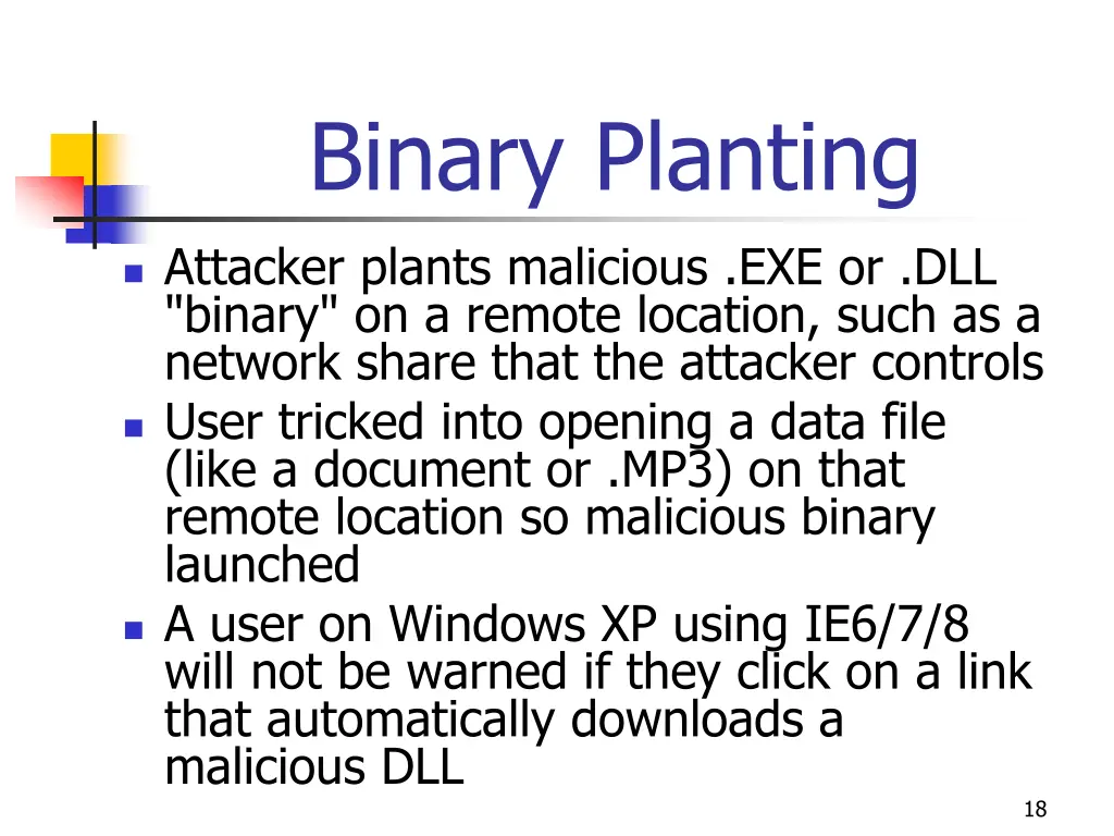 binary planting