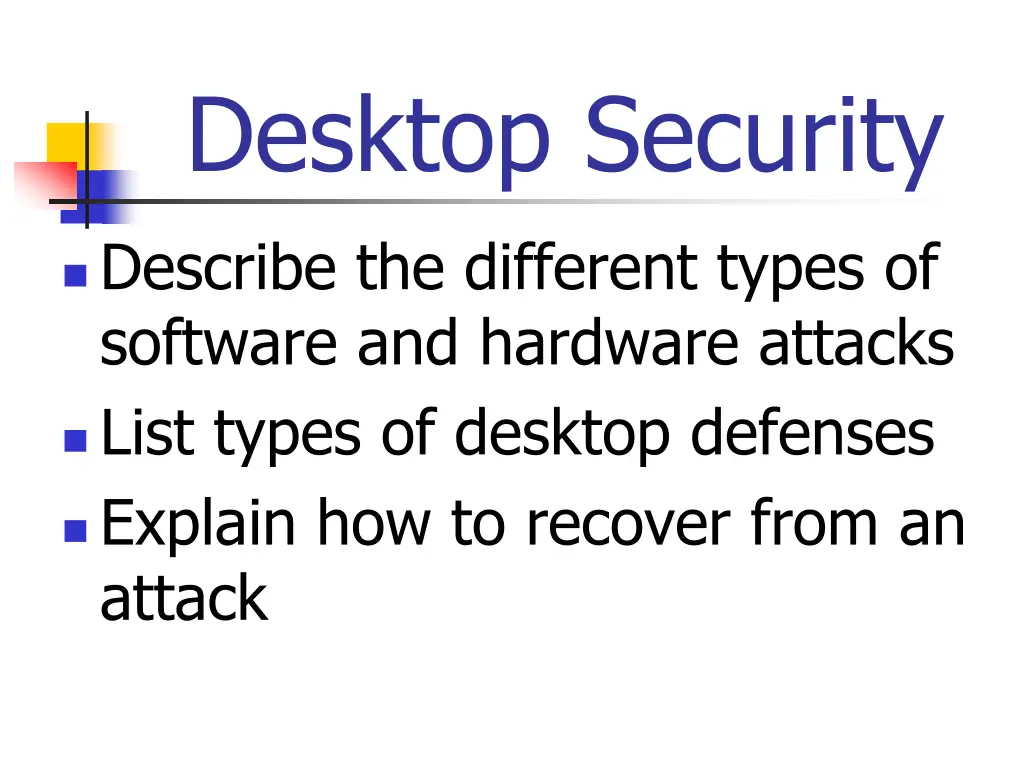 desktop security