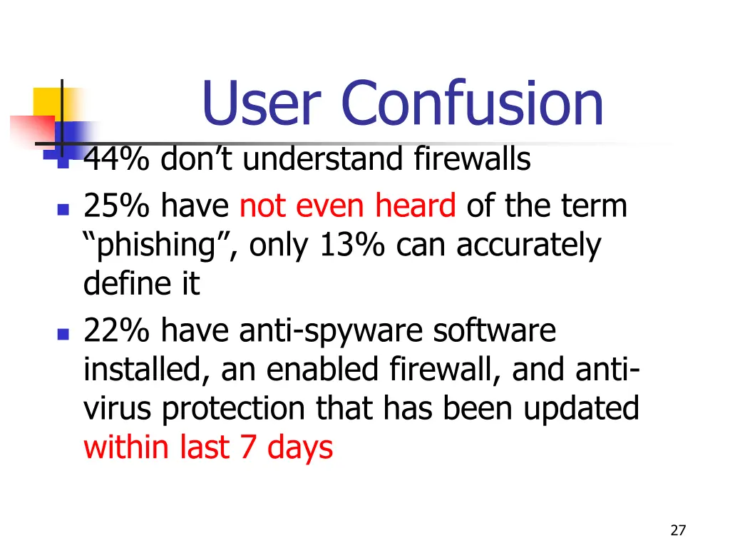 user confusion 44 don t understand firewalls