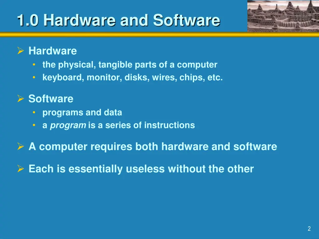 1 0 hardware and software