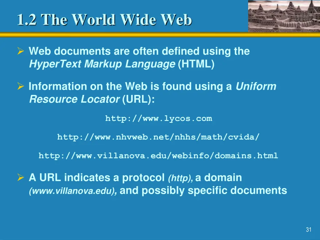 1 2 the world wide web 1