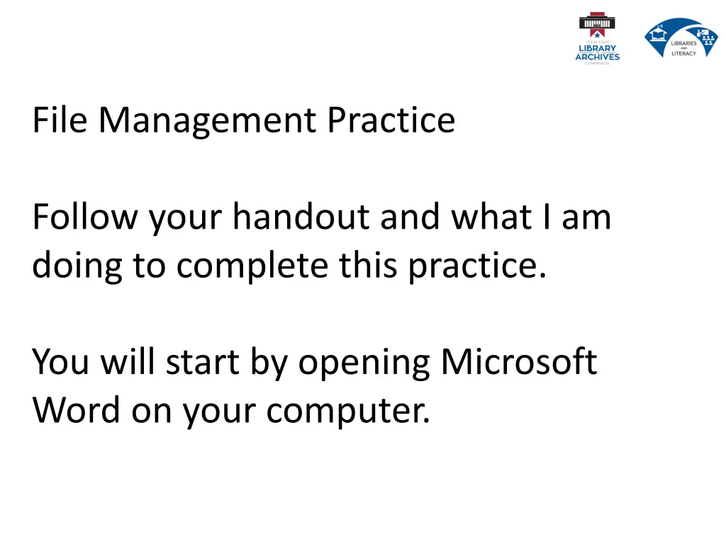 file management practice 1