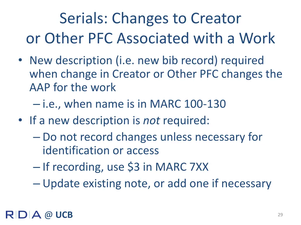 serials changes to creator or other