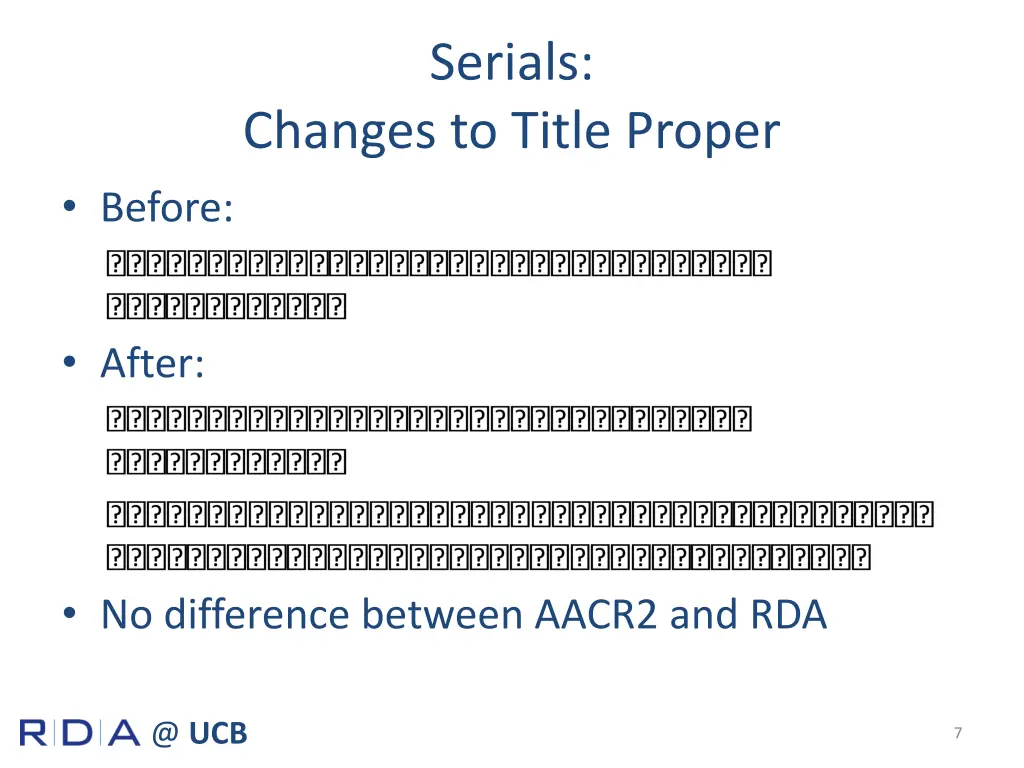 serials