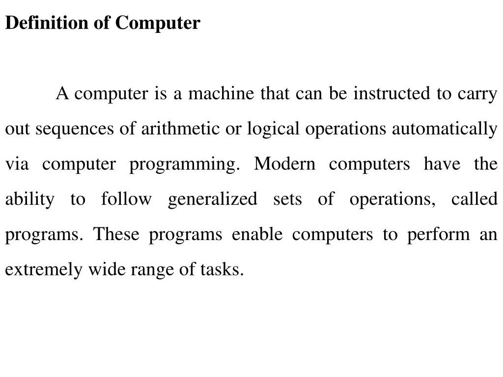 definition of computer