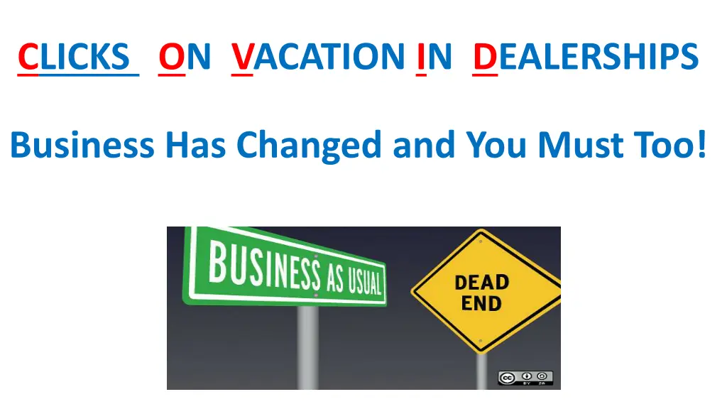 clicks on vacation in dealerships