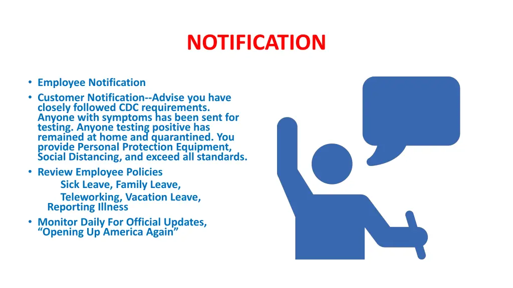 notification