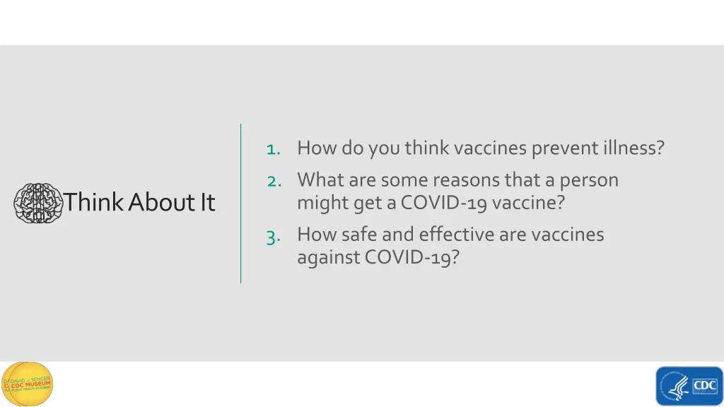 1 how do you think vaccines prevent illness