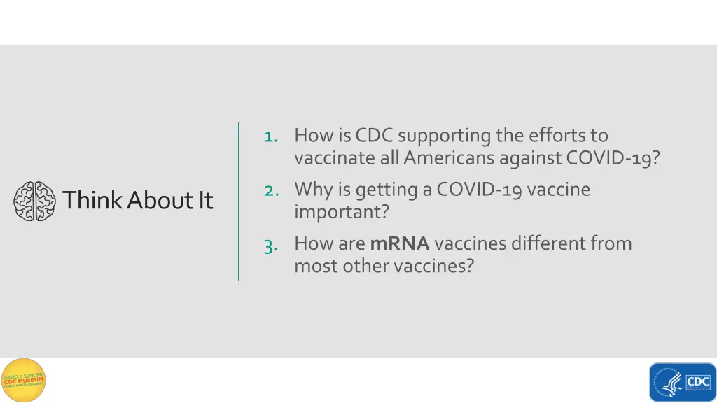 1 how is cdc supporting the efforts to vaccinate