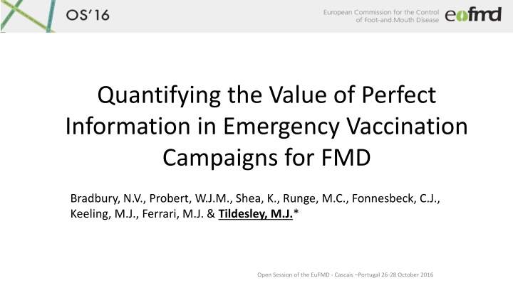 quantifying the value of perfect information