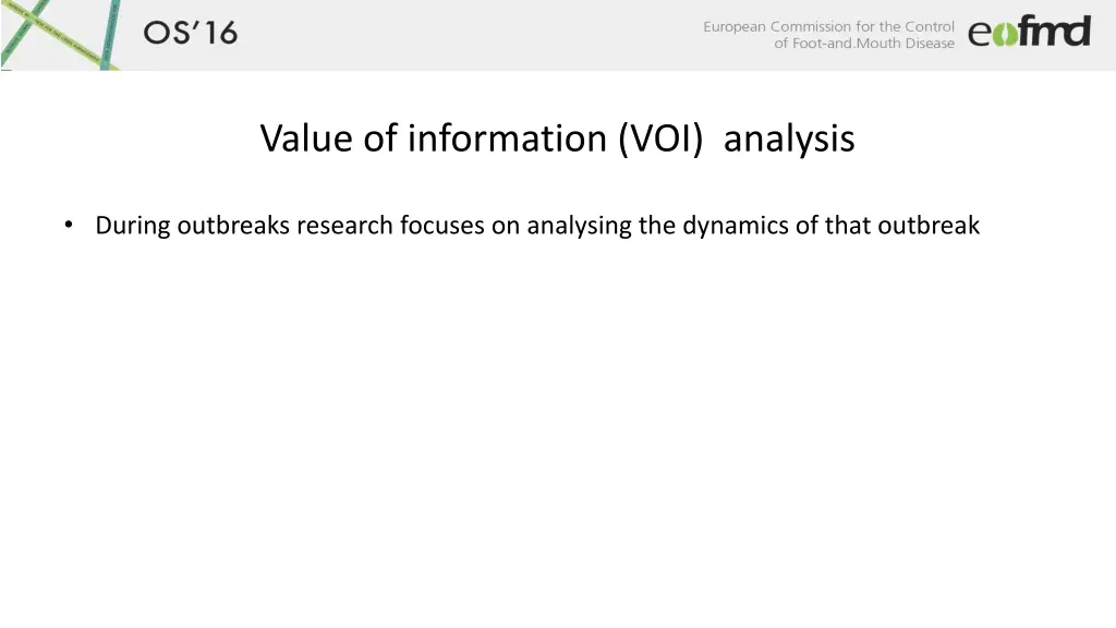 value of information voi analysis