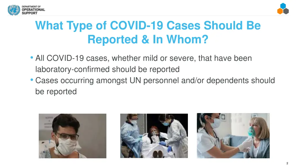 what type of covid 19 cases should be reported