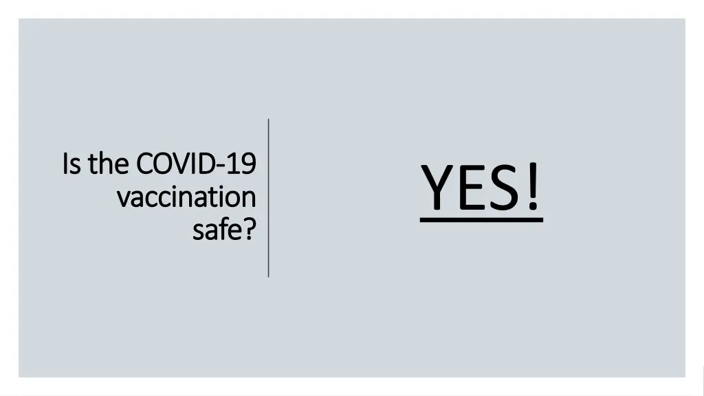 is the covid is the covid 19 vaccination