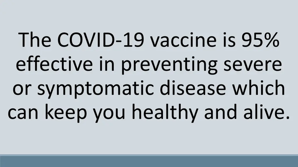 the covid 19 vaccine is 95 effective