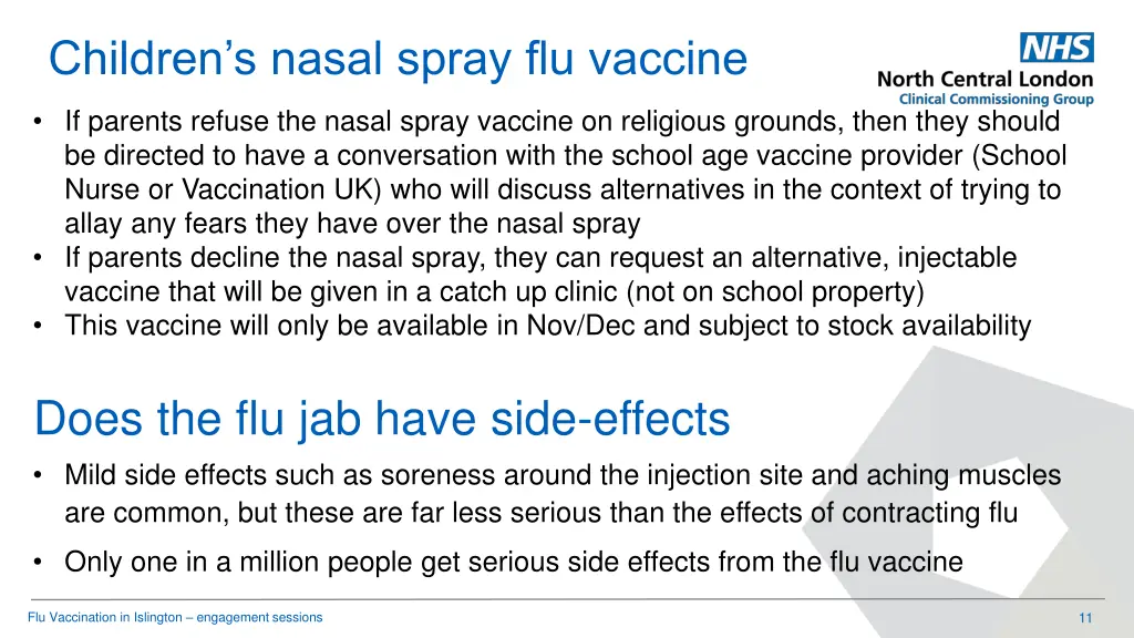 children s nasal spray flu vaccine