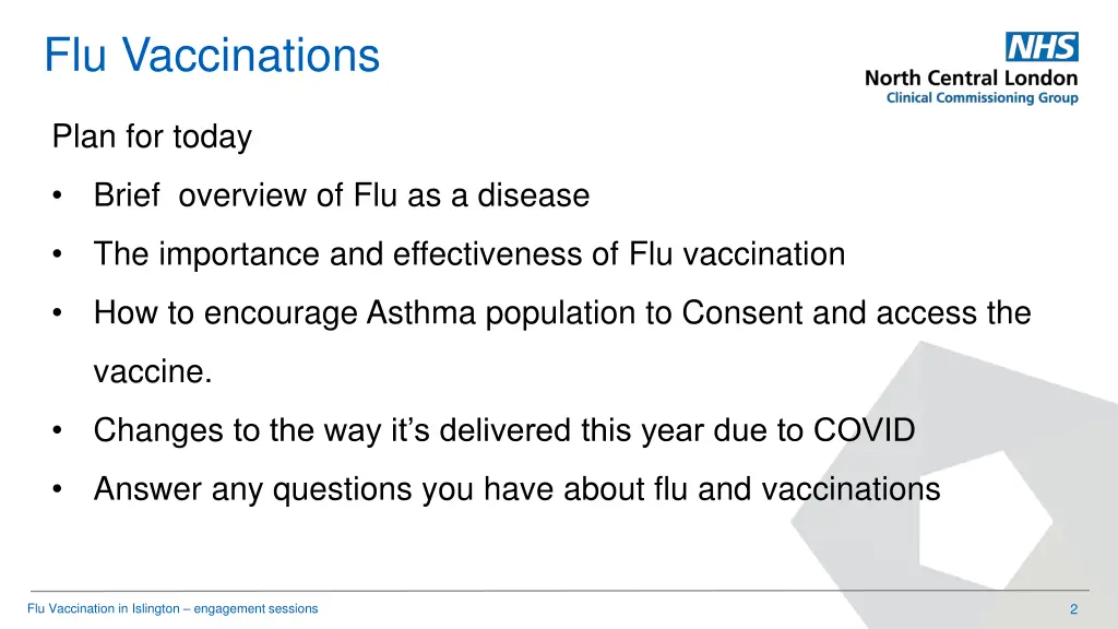 flu vaccinations