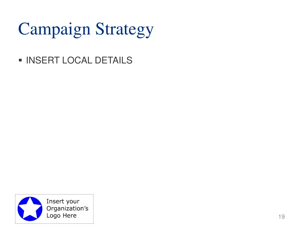 campaign strategy