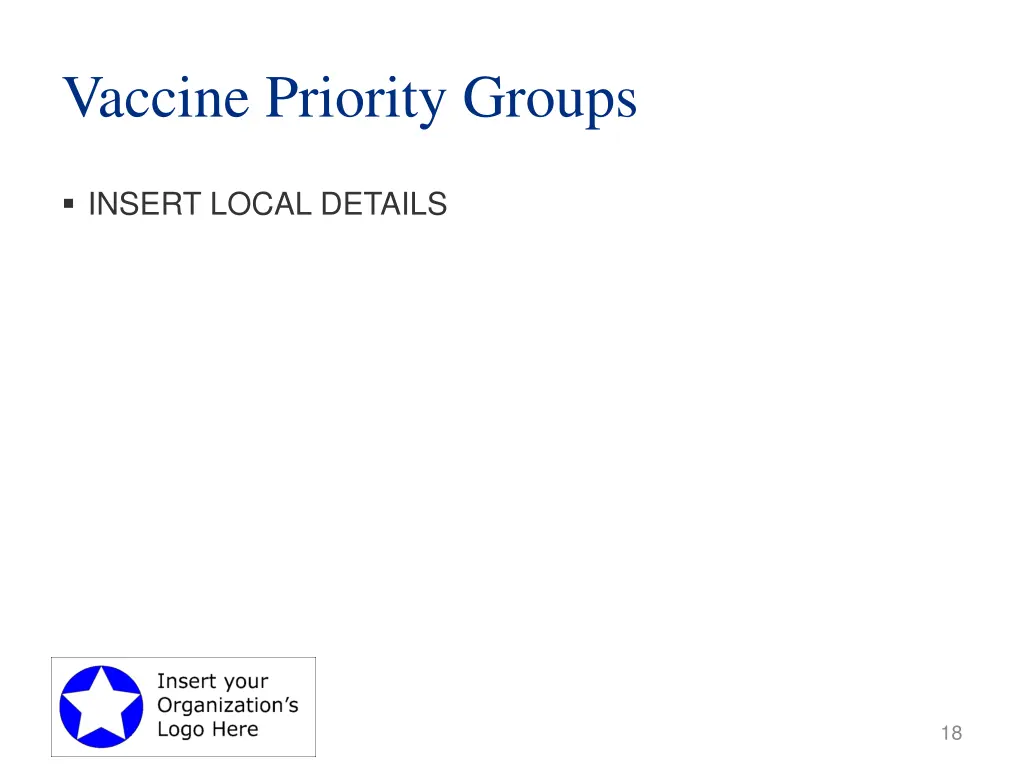 vaccine priority groups