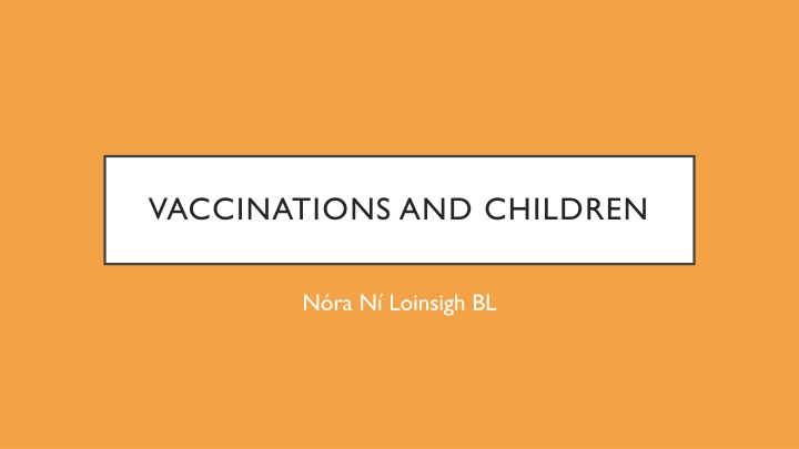 vaccinations and children