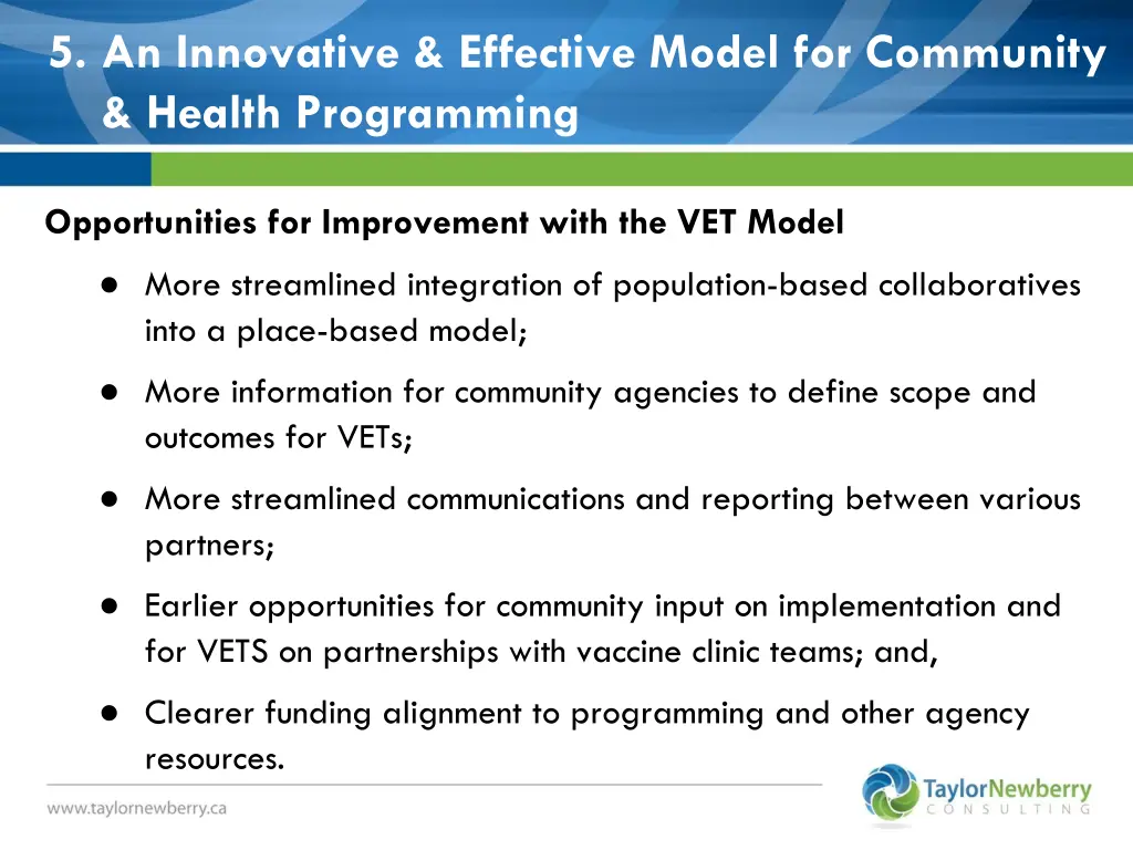 5 an innovative effective model for community 1