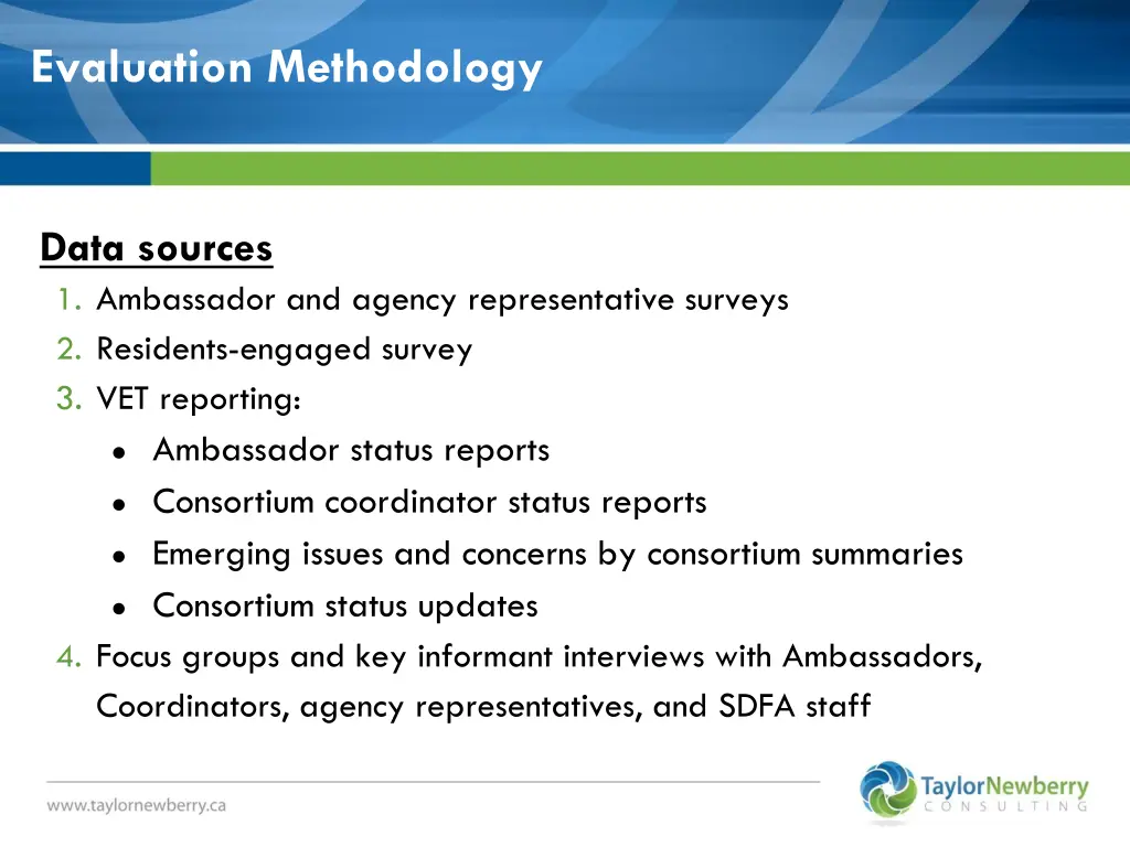 evaluation methodology 1