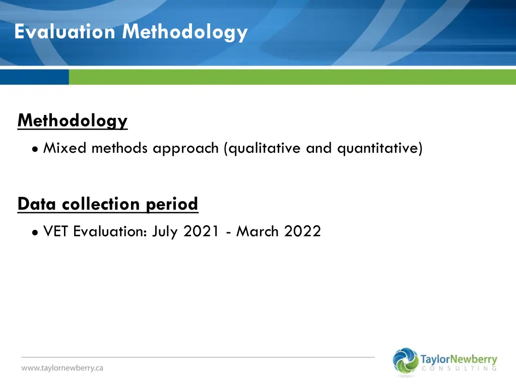 evaluation methodology