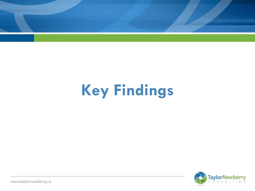 key findings