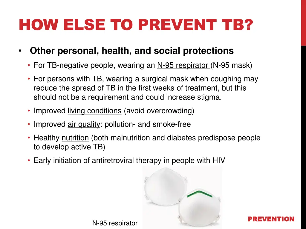 how else to prevent tb 1