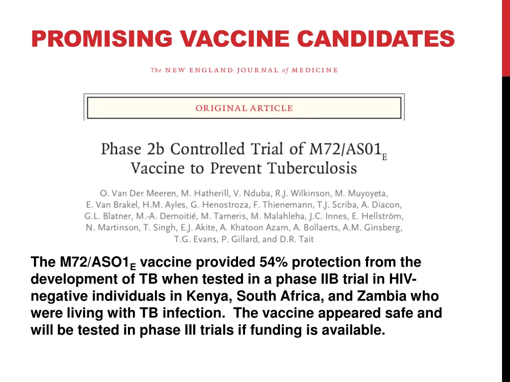 promising vaccine candidates 1