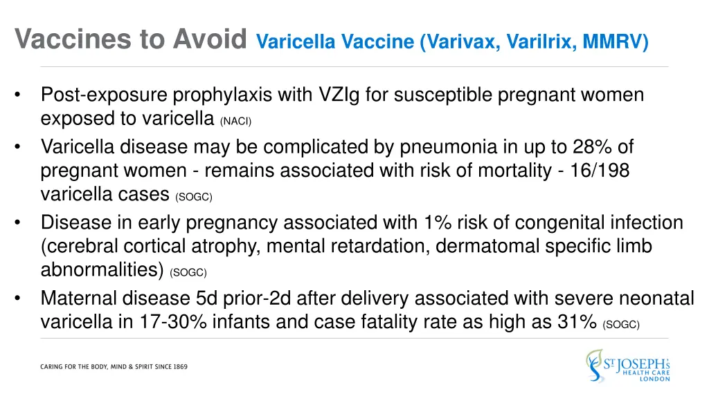 vaccines to avoid varicella vaccine varivax