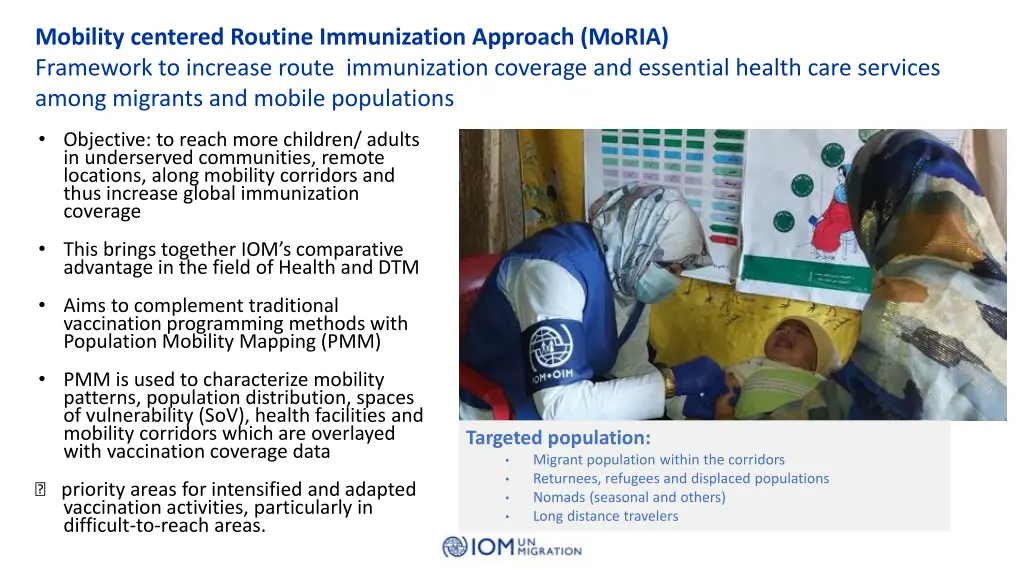 mobility centered routine immunization approach