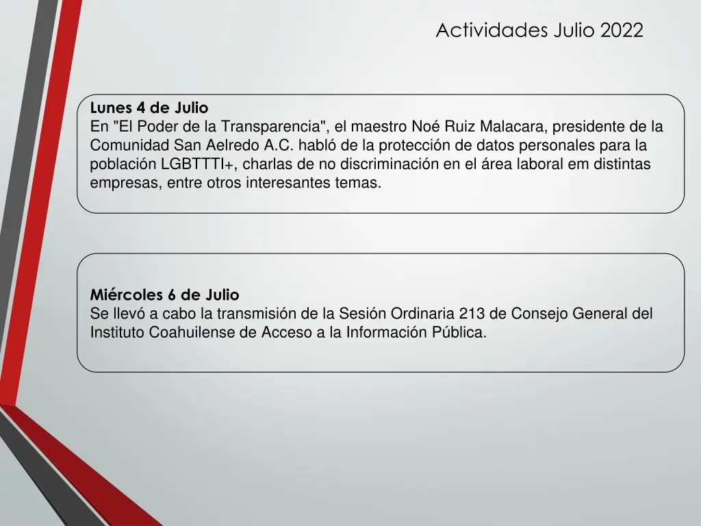 actividades julio 2022 1