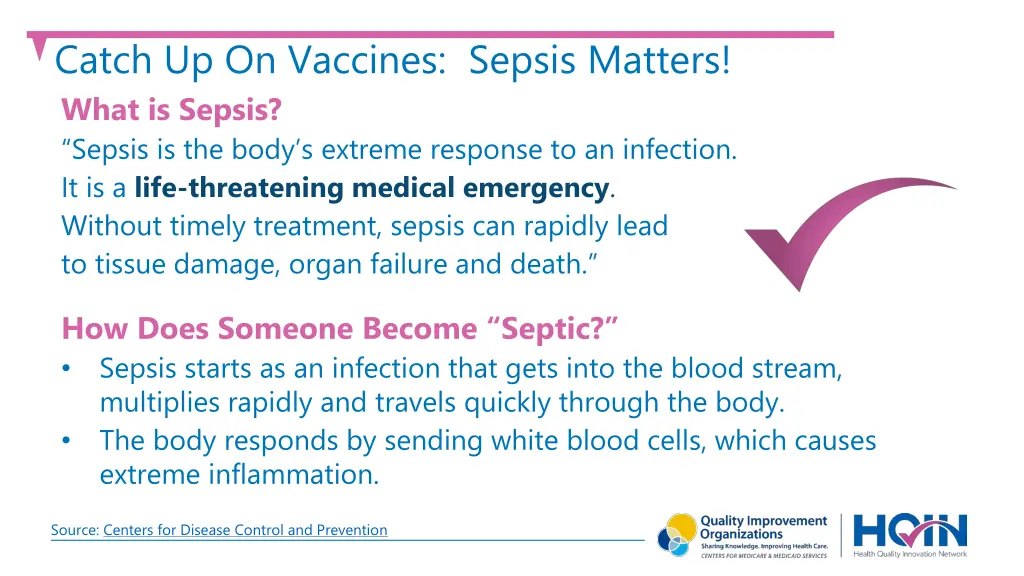 catch up on vaccines sepsis matters what