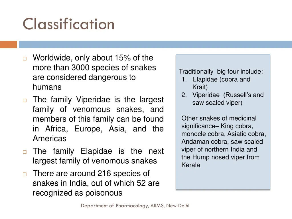 classification