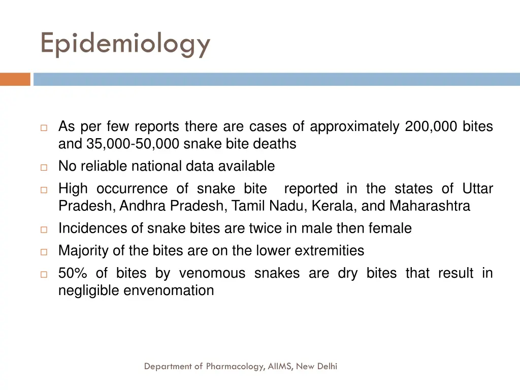 epidemiology