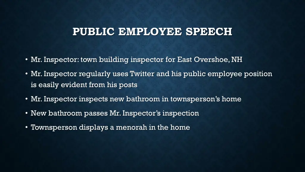 public employee speech 1