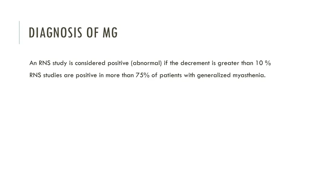 diagnosis of mg 3