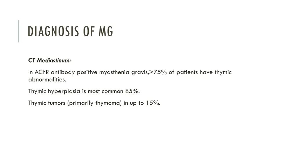 diagnosis of mg 4